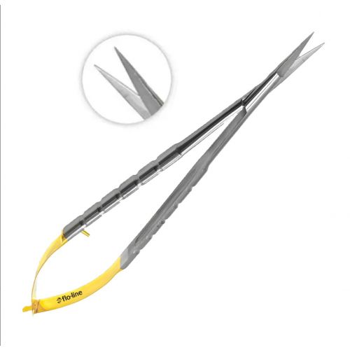 FLO-LINE Castroviejo Scissors TC Straight 18CM